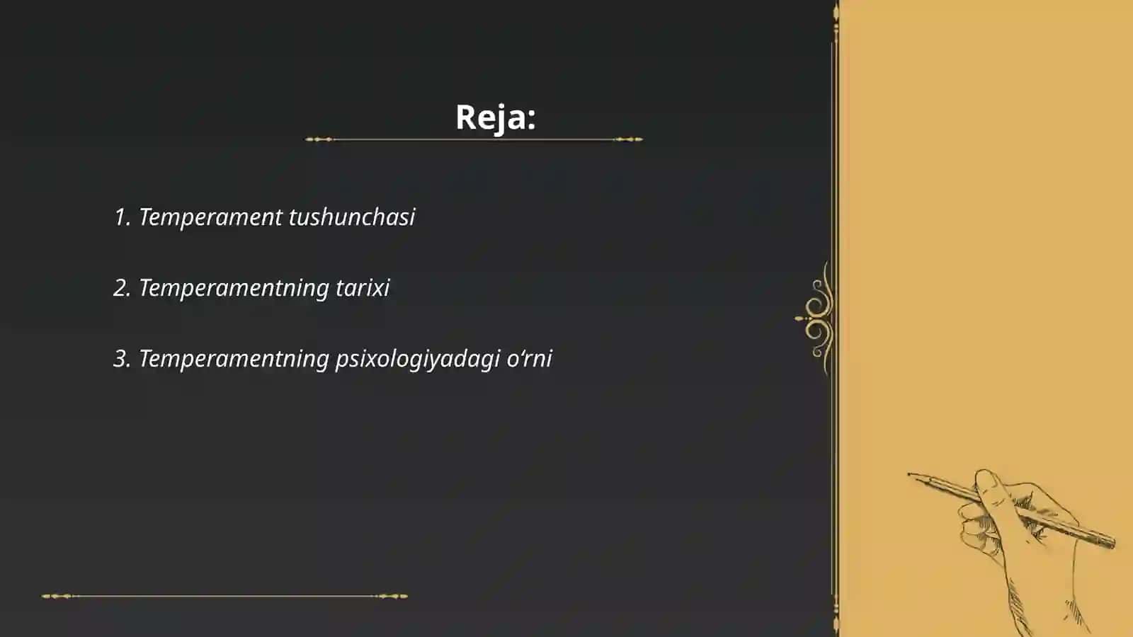 Temperament haqida tushuncha va uning turlari 2