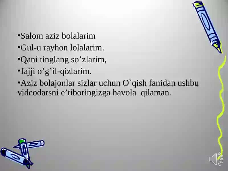 To'lan Nizomning "Qaldirg'och" mavzusidagi videodars 2