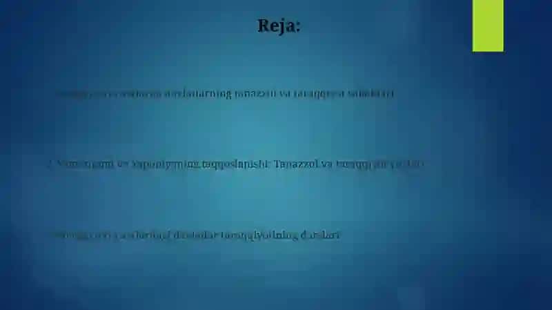 Soʻnggi oʻrta asrlarda davlatlarning tanazzuli va taraqqiyoti savablari 2