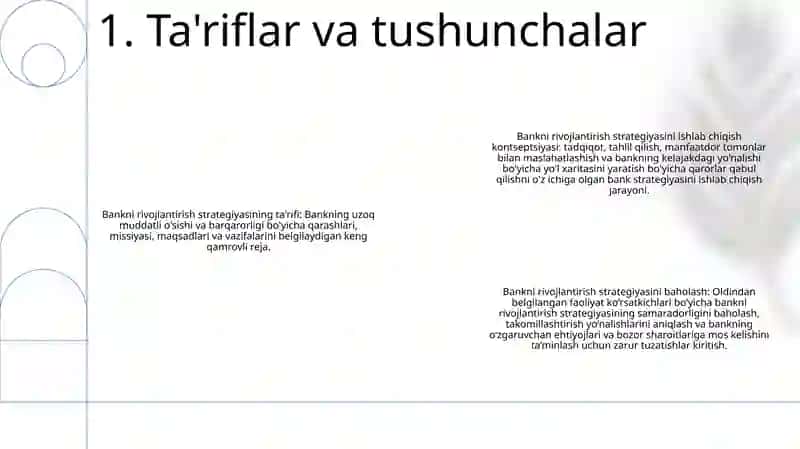Bank Rivojlanish Strategiyasini Ishlab Chiqish Va Baholash 2