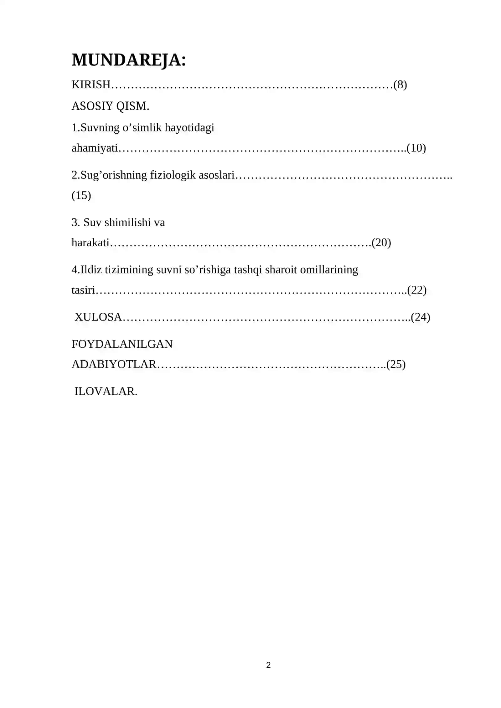 Biologiya o’qitish metodikasi 2