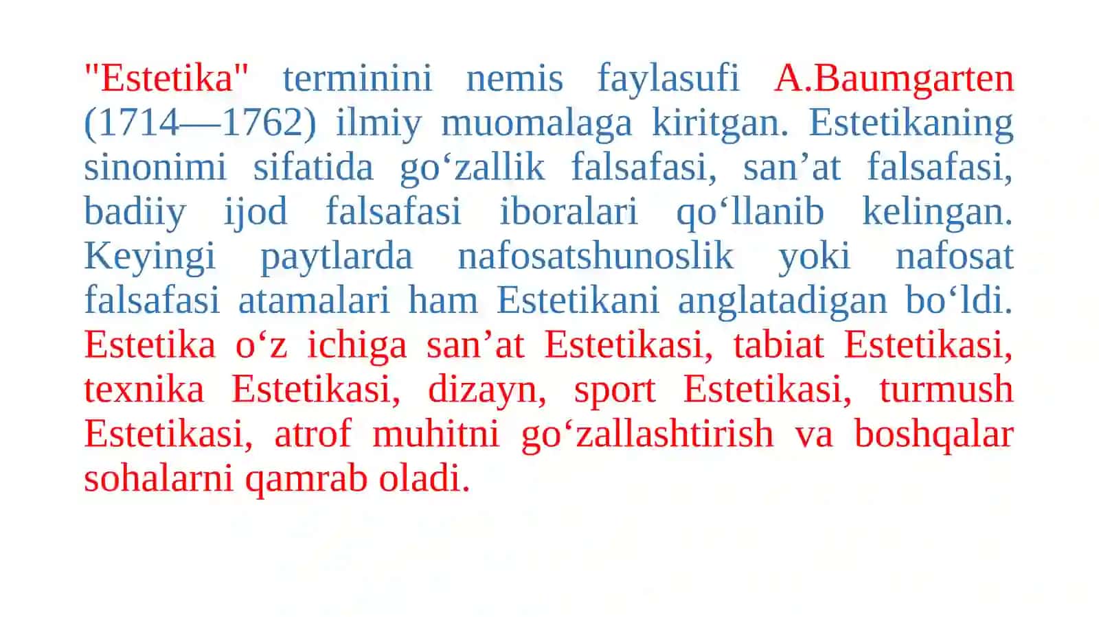 Estetika 2