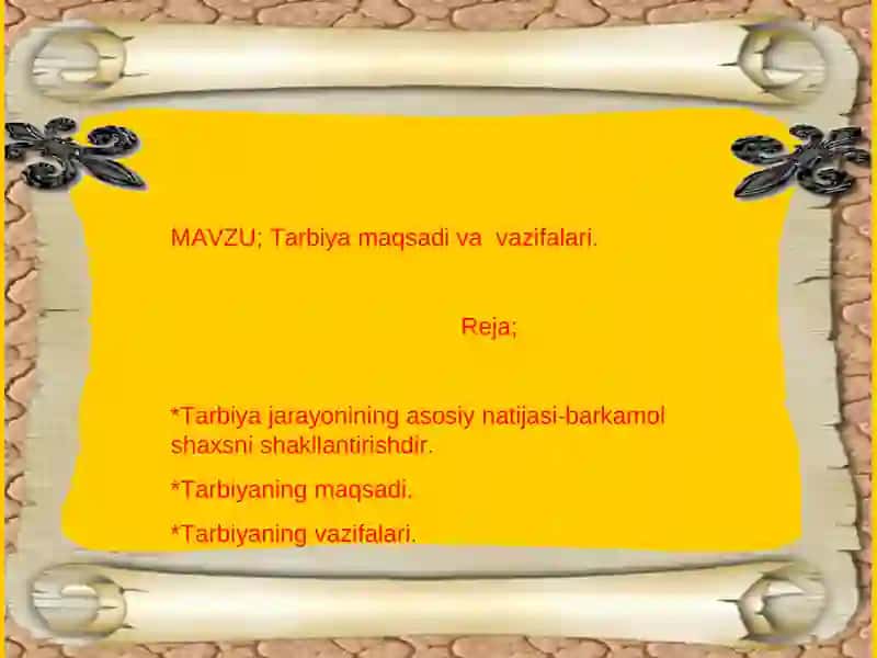 Pedagogika fanidan taʼlim 2