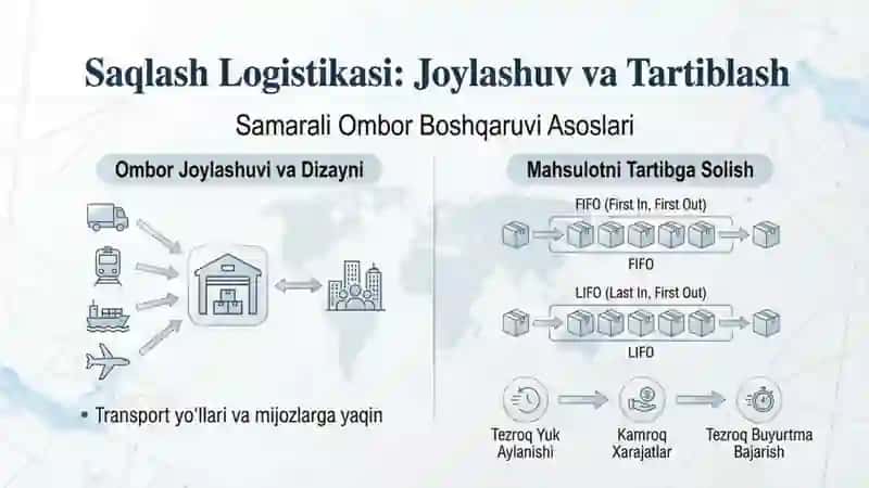 Tashish va saqlash logistikasi 2