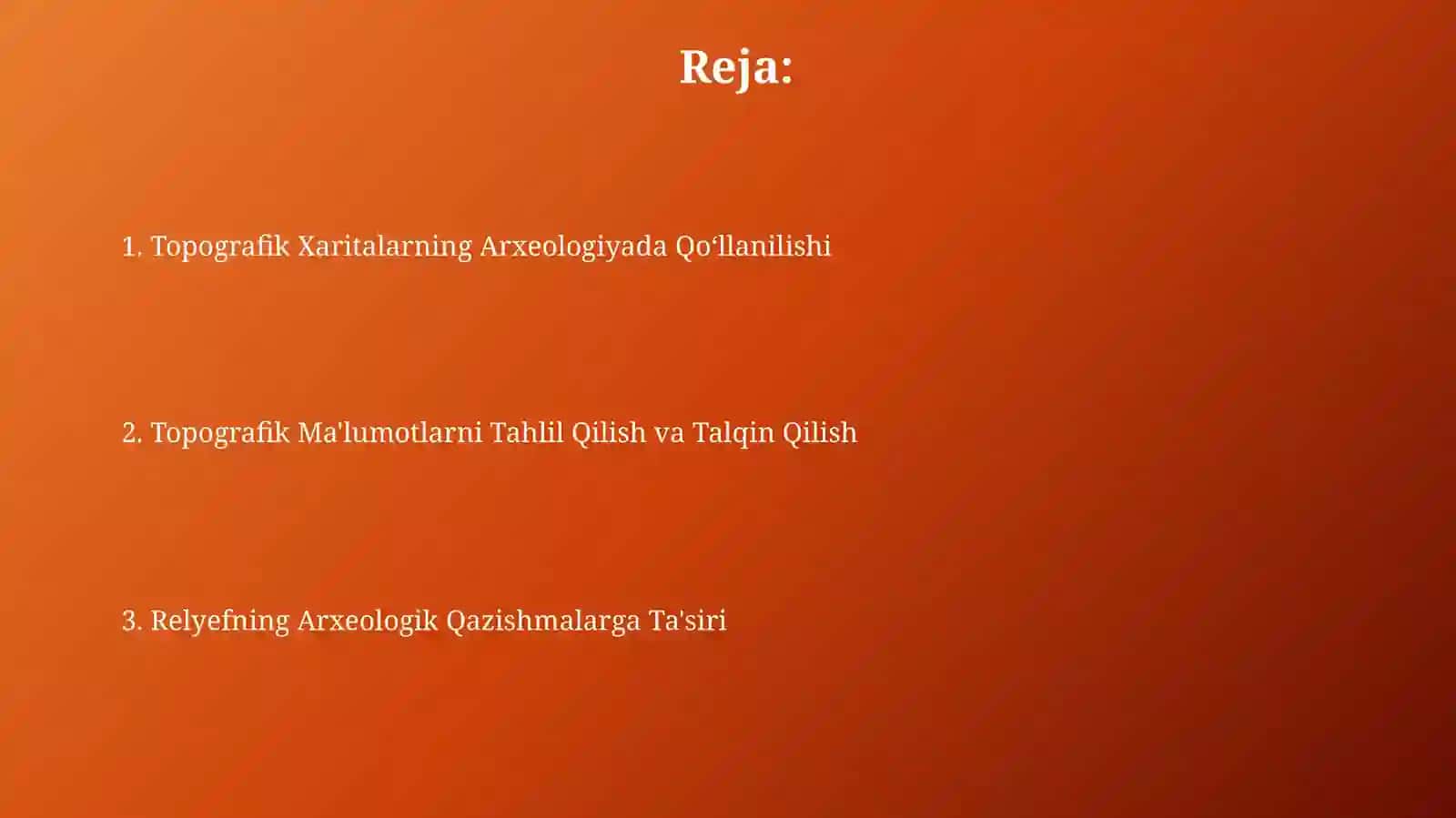 Arxeologiyada topografikxaritalarningqoʻllanilishi 2