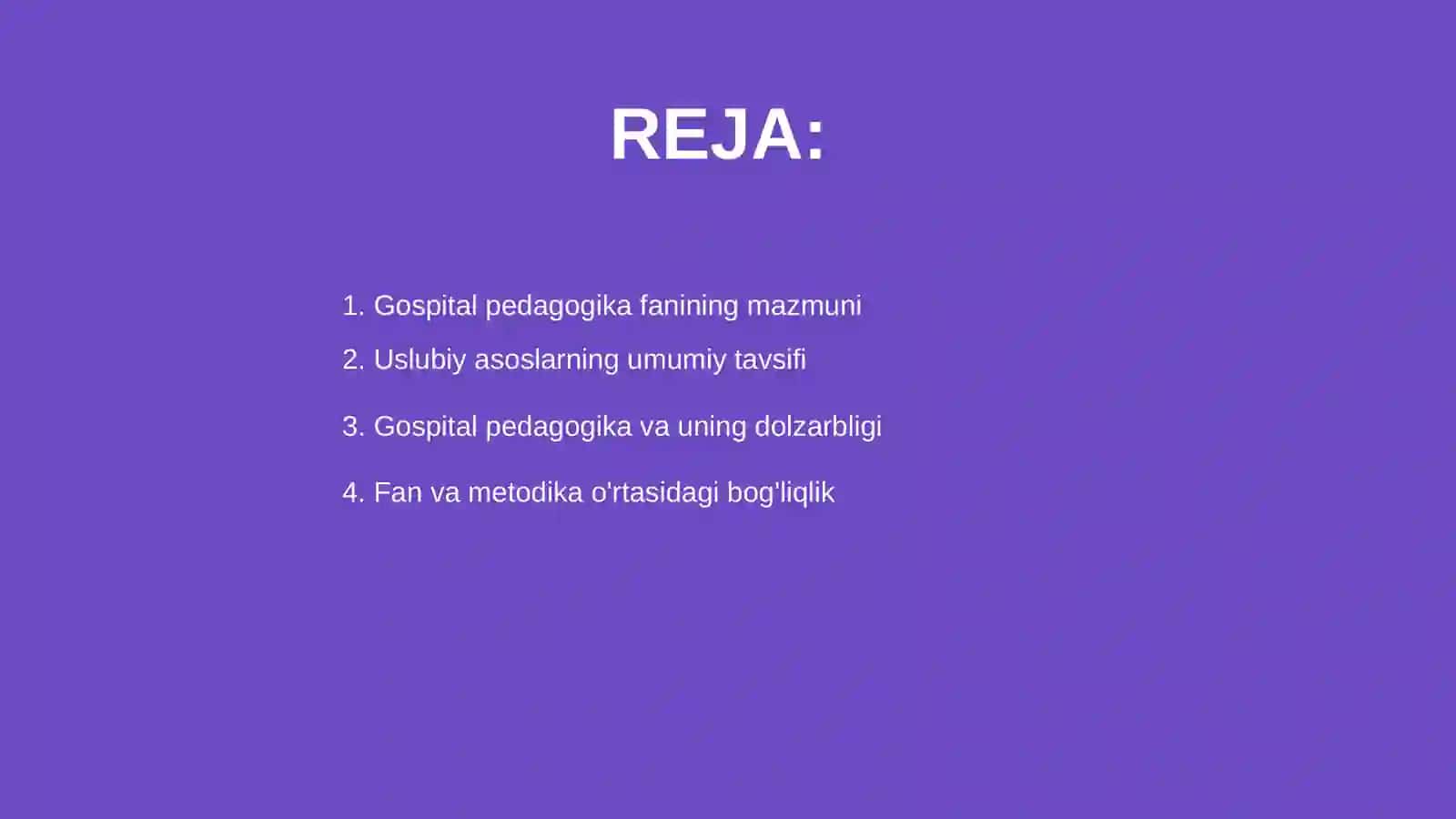 Gospital pedagogika fani 2
