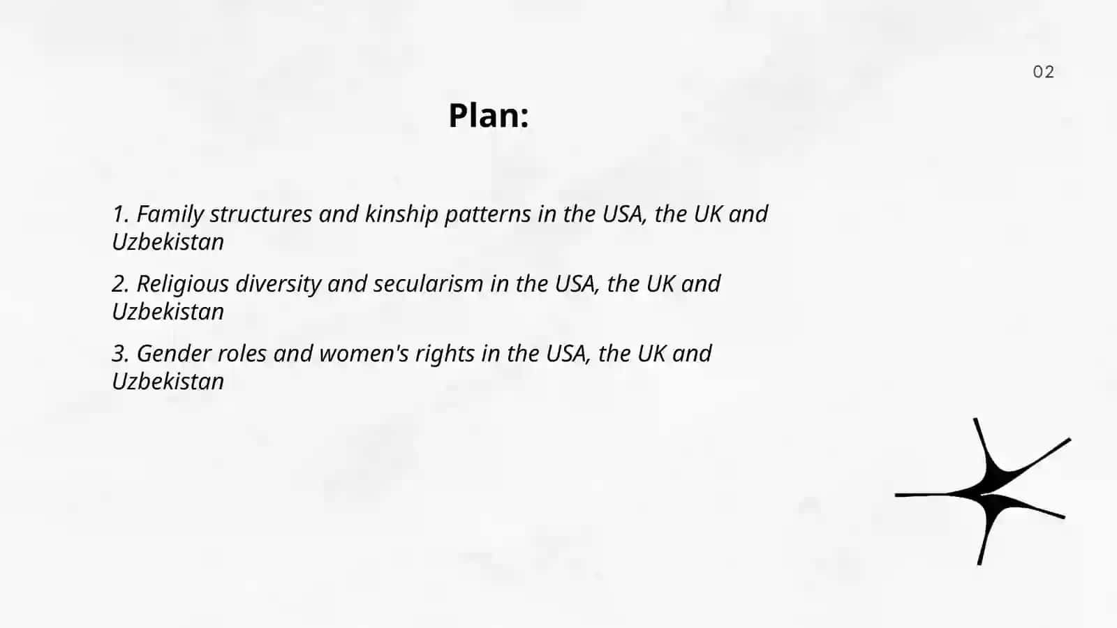 Society and Culture in the USA, the UK and Uzbekistan 2