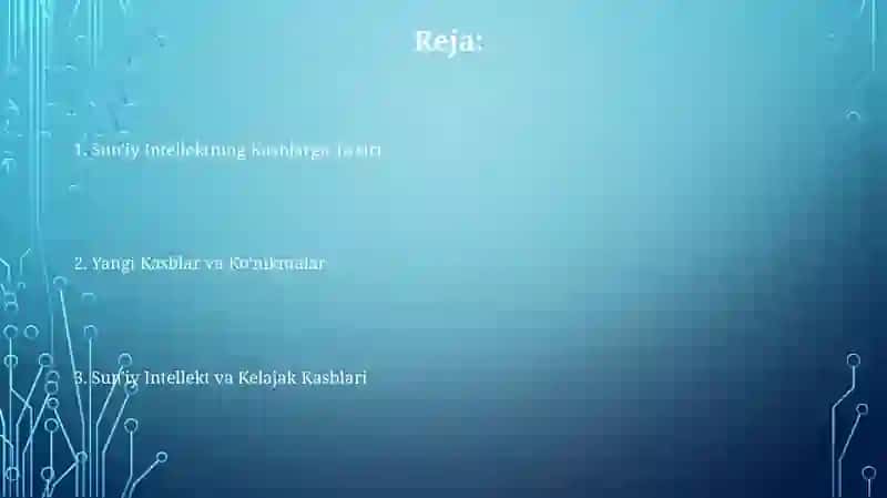 Sun'iy intellekt va kelajak kasblari 2