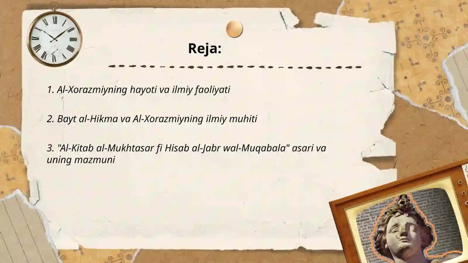Al-Xorazmiyning hayoti va ilmiy faoliyati 2