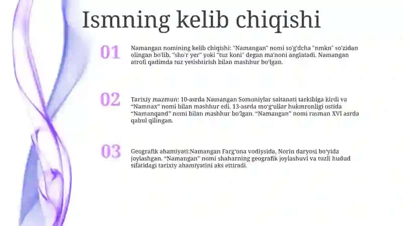 Namangan Toponimiyasi 2