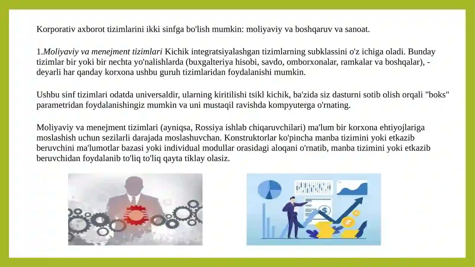 Korporativ axborot tizimlari 2
