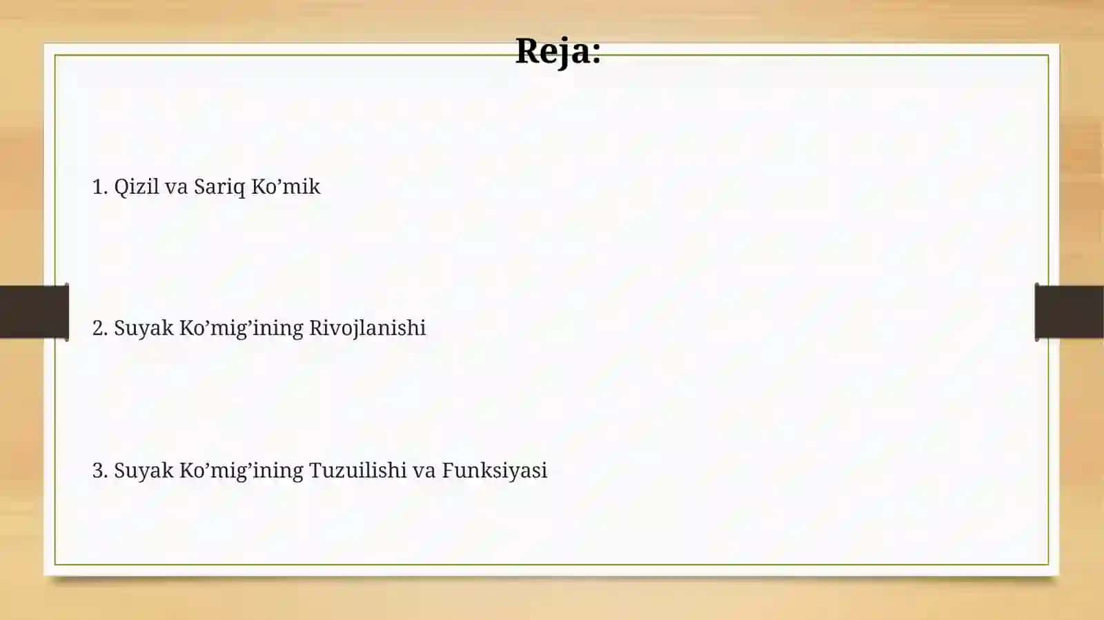 Suyakiligi: taraqqiyoti, tuzilishi, vazifasi. Qizililik, sariqilik 2