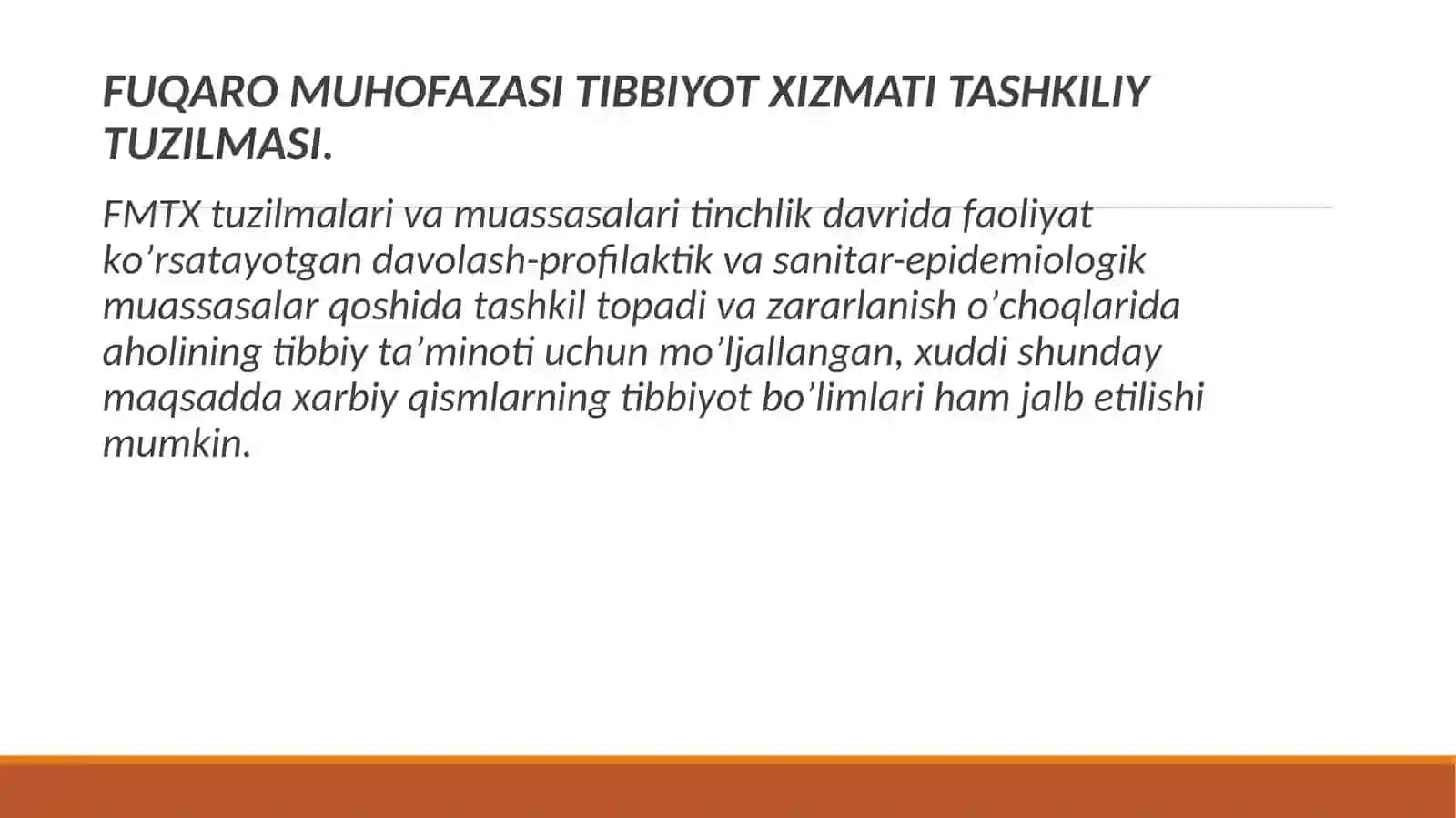 Fuqaromuhozasi Tibbiyot Xizmati Tashkiliy Tuzilmasi 2