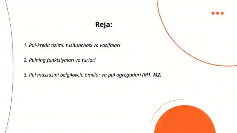 Pul-kredit tizimi va banklar 2