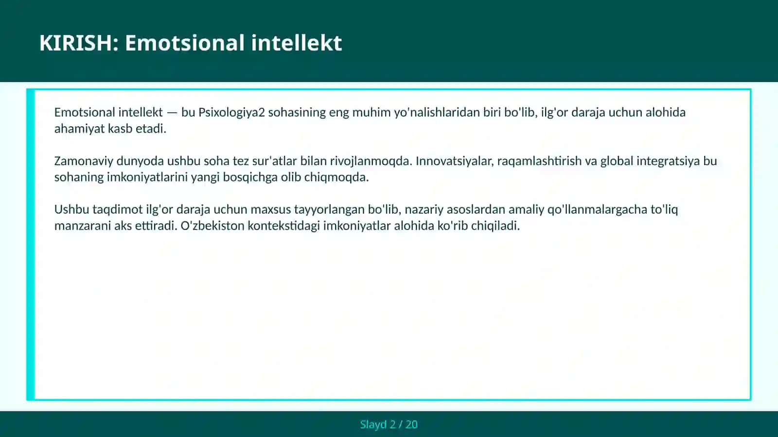 Emotsional intellekt 2