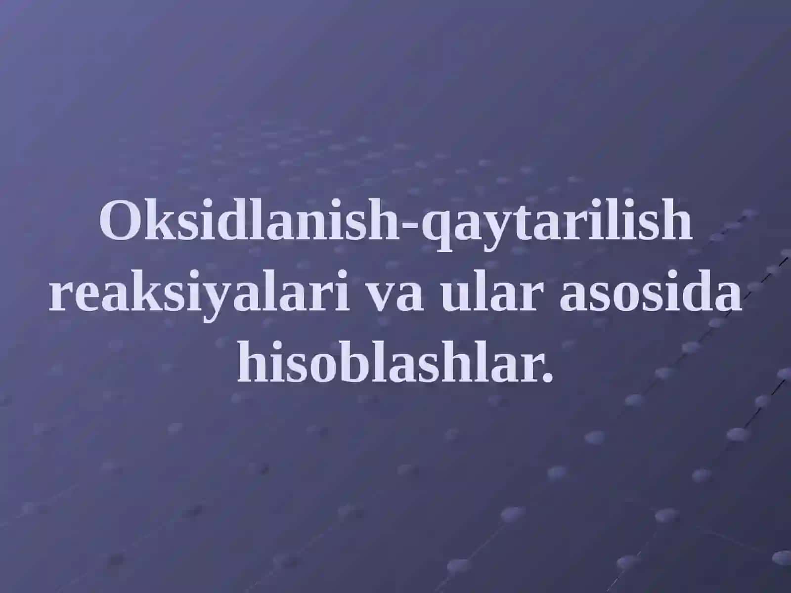 Kimyomuhandisligi ta'lim yo'nalishi 2