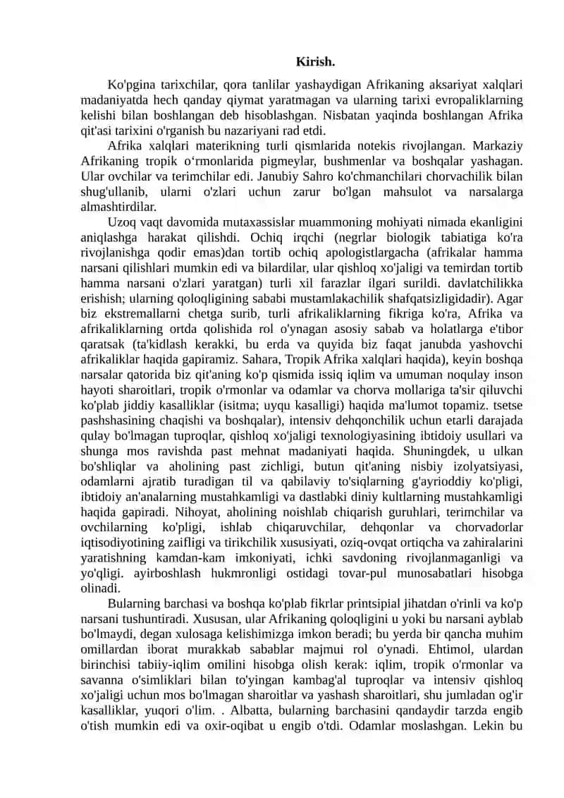 Afrika xalqlari 2