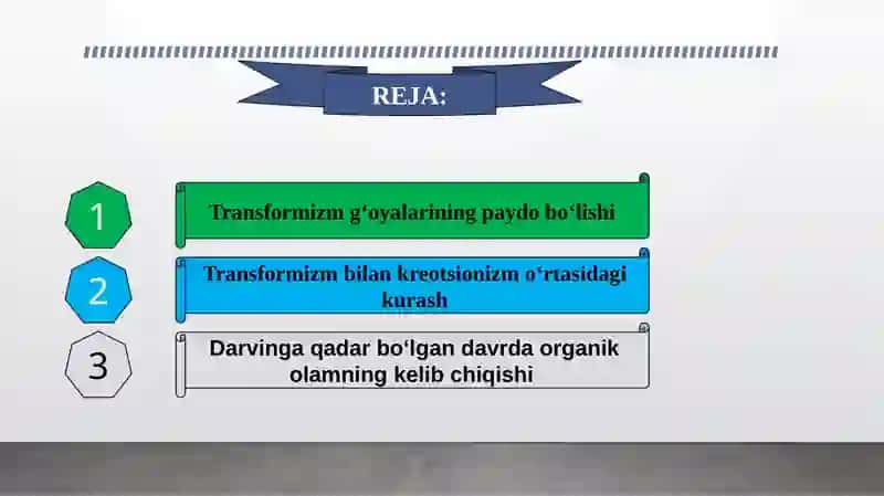 Transformizm bilan kreotsionizm o'rtasidagi kurash 2