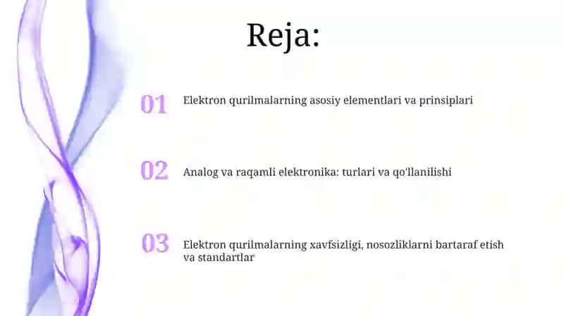Elektron asboblar haqida umumiy tushunchalar 2