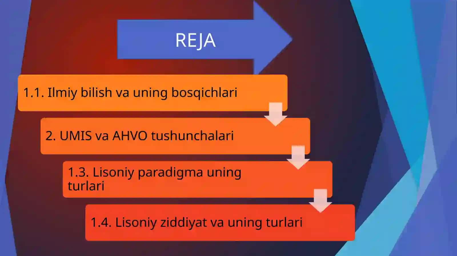 Til lison va nutq munosabati, til sathlari va birliklari, lisoniy paradegma va lisoniy ziddiyat 2