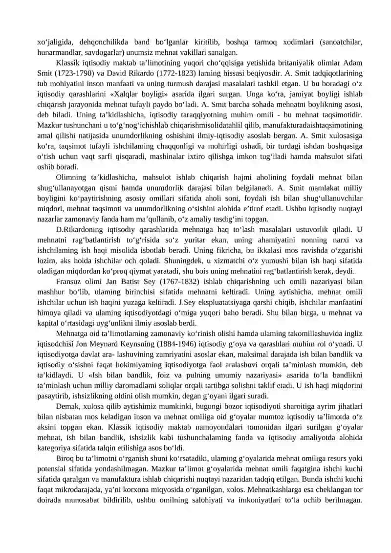 Mehnat va uning jamiyat taraqqiyotida tutgan o‘rni 2