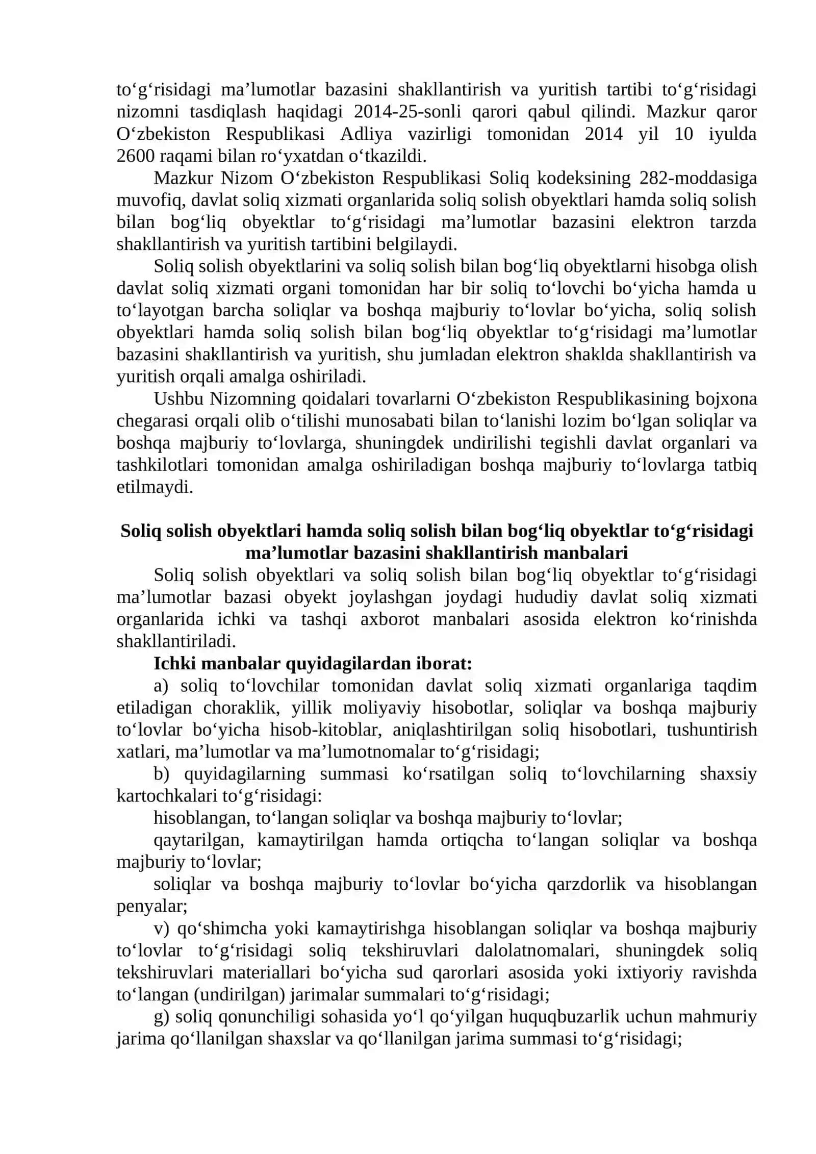 Jismoniy shaxslarning soliq majburiyatlarini hisobga olish 2