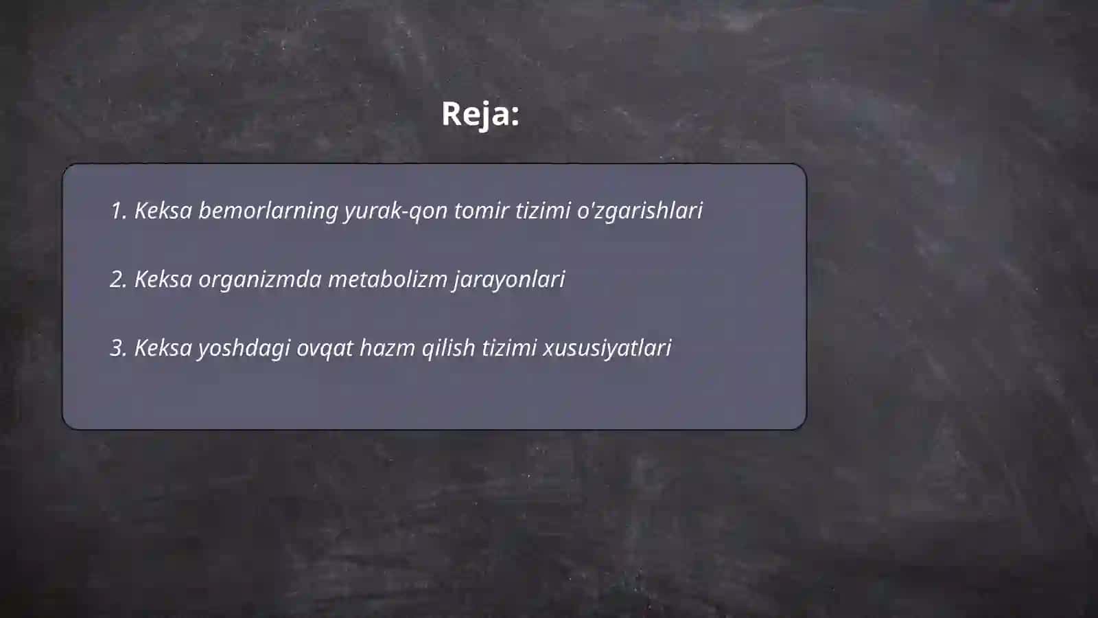 Keksa bemor 2