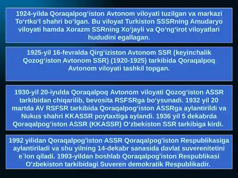Qoraqalpog`iston Respublikasining siyosiy tizimi 2