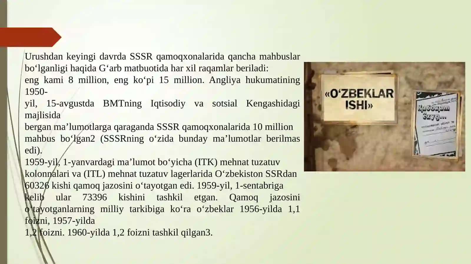 Qayta qurish yillarida O‘zbekistonda ijtimoiy-siyosiy hayot. ,,Paxta ishi’’, ,,O‘zbeklar ishi’’ 2