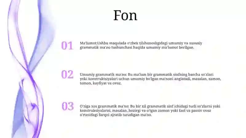 O‘Zbek Tilshunosligida Umumiy Va Xususiy Grammatik Ma’No Tavsifi 2