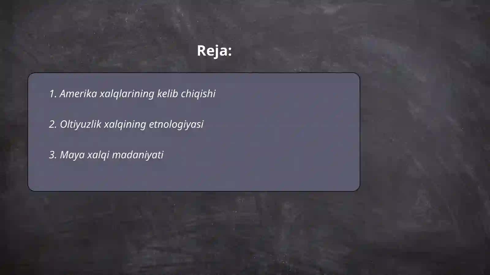 Amerika xalqlari etnologiyasi 2