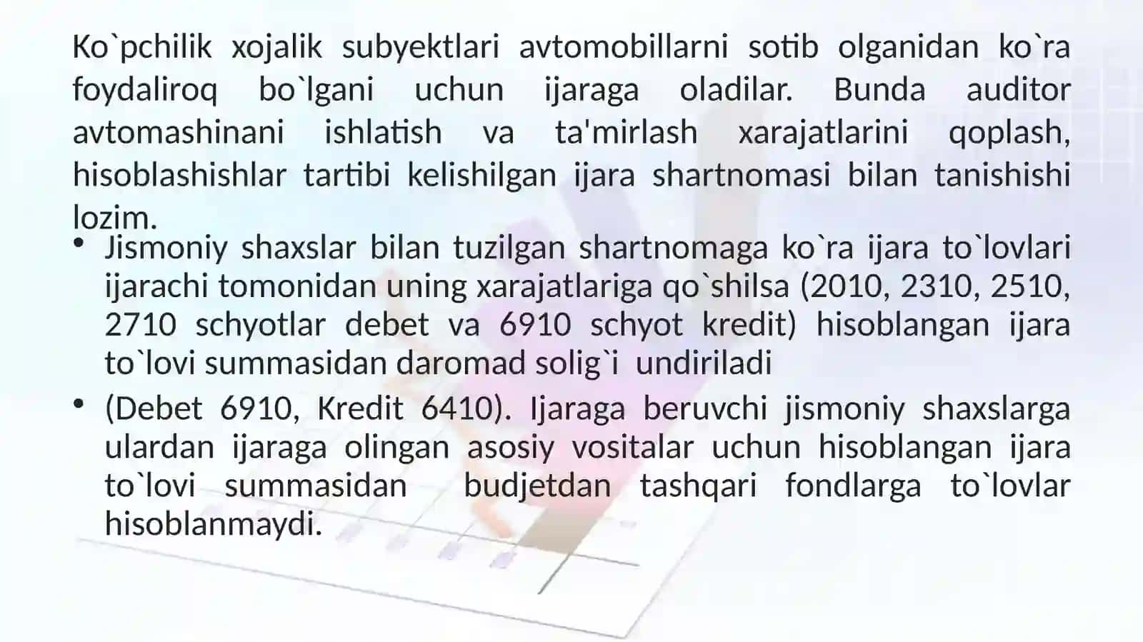 Ijara muamollar auditi 2