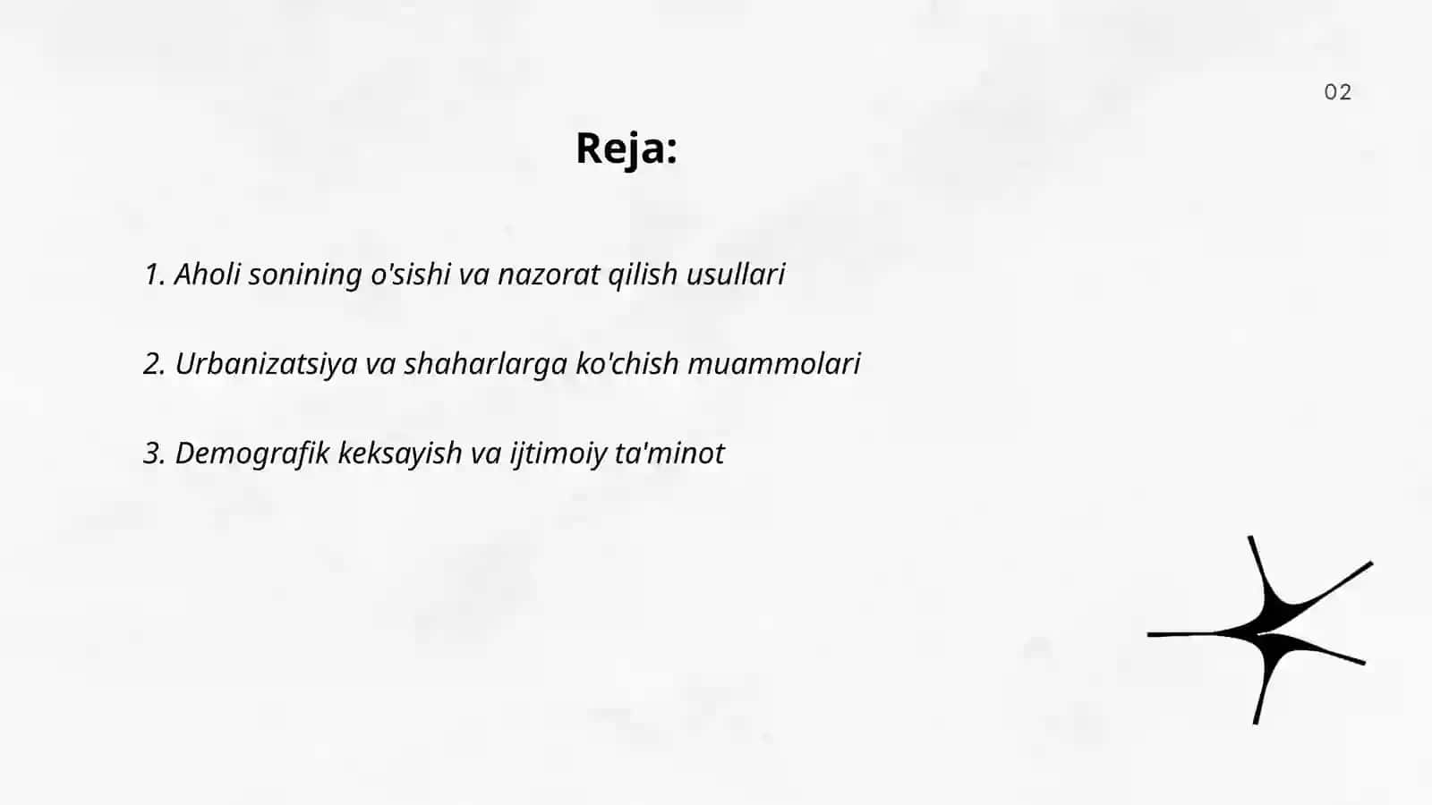 Aholi sonining o'sishi va nazorat qilish usullari 2