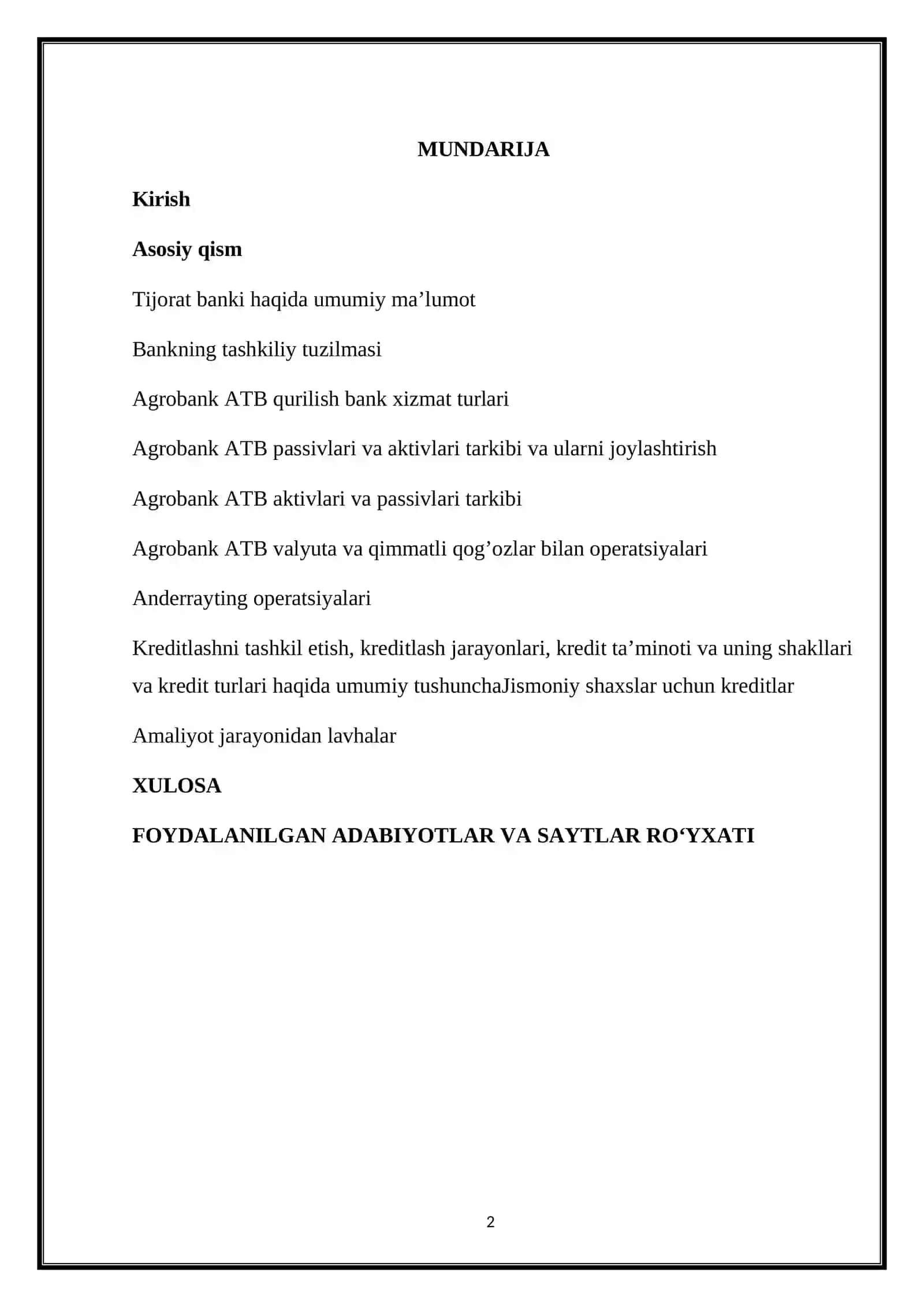 Agrobank Hisobot 2