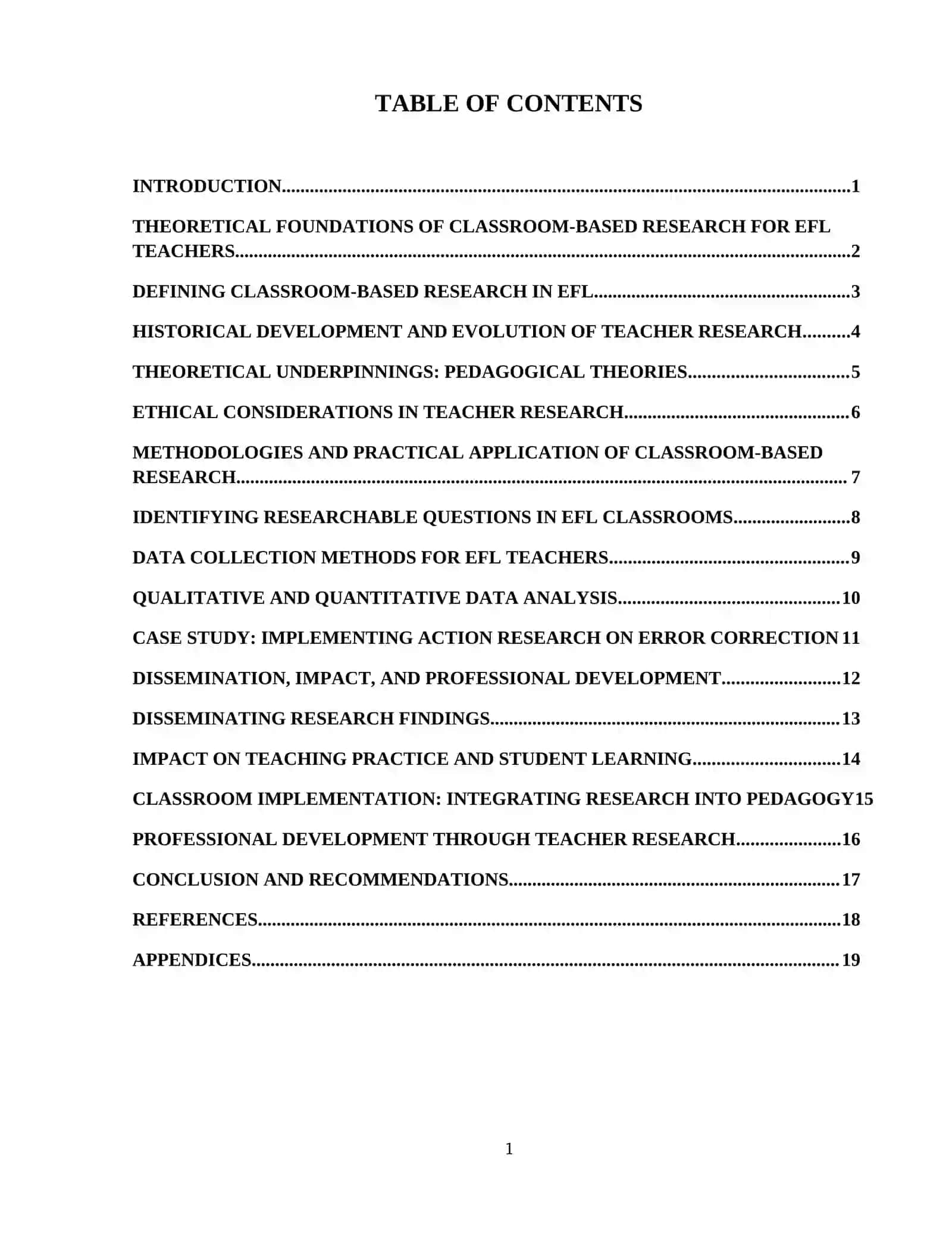 Classroom-based research for EFL teachers 2