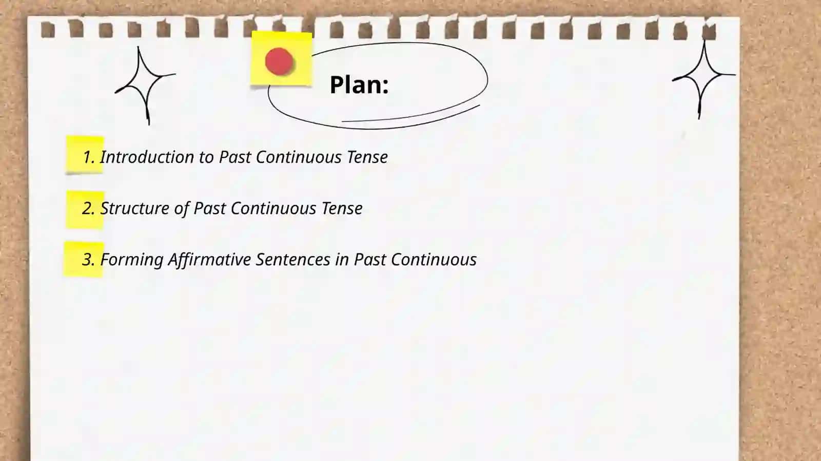 Past continuous tense 2
