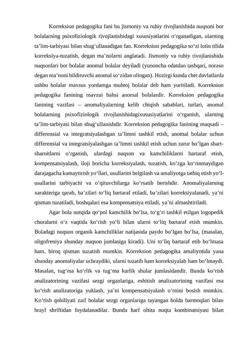 MAXSUS (KORREKSION) PEDAGOGIKA 2