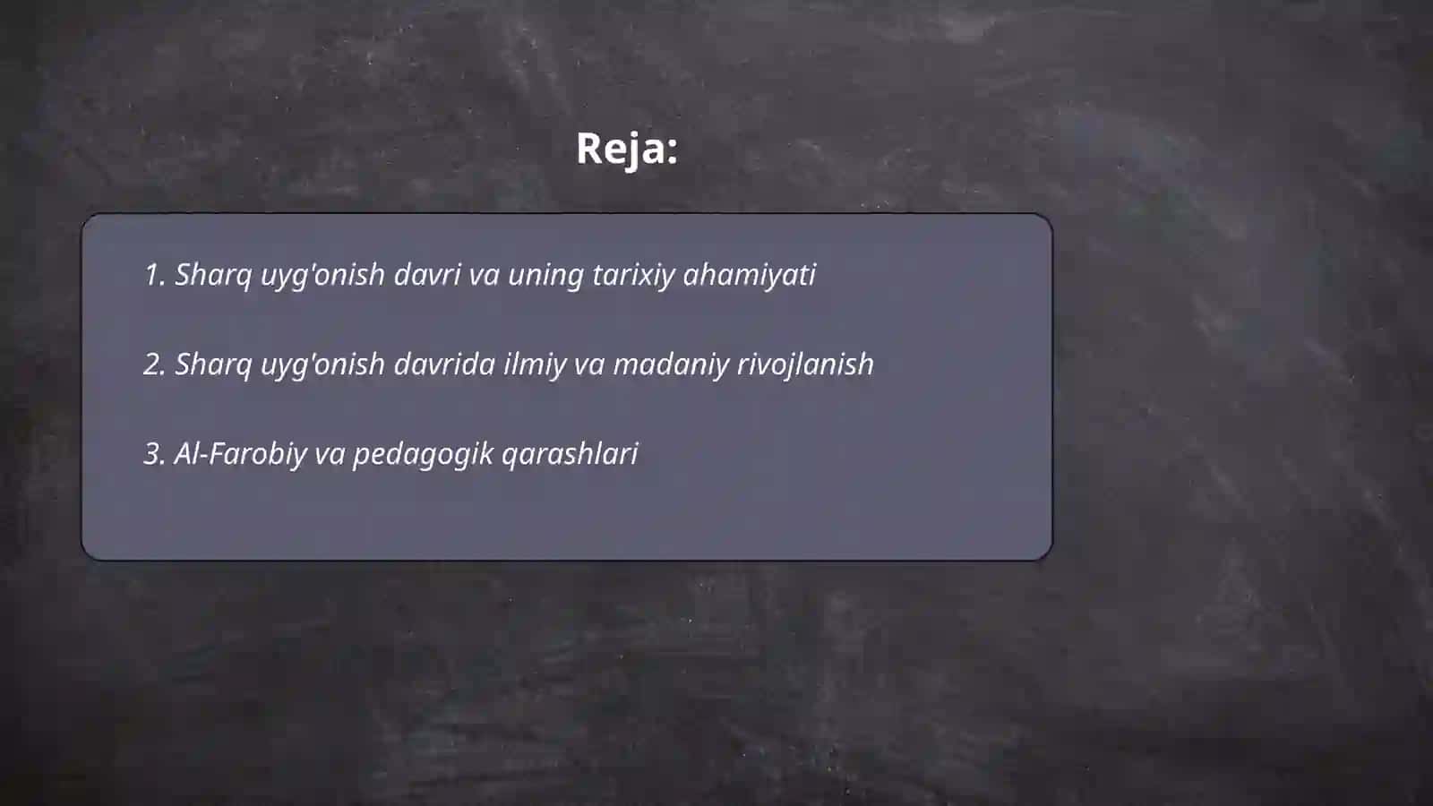 Sharq uyg'onish davri va uning tarixiy ahamiyati 2