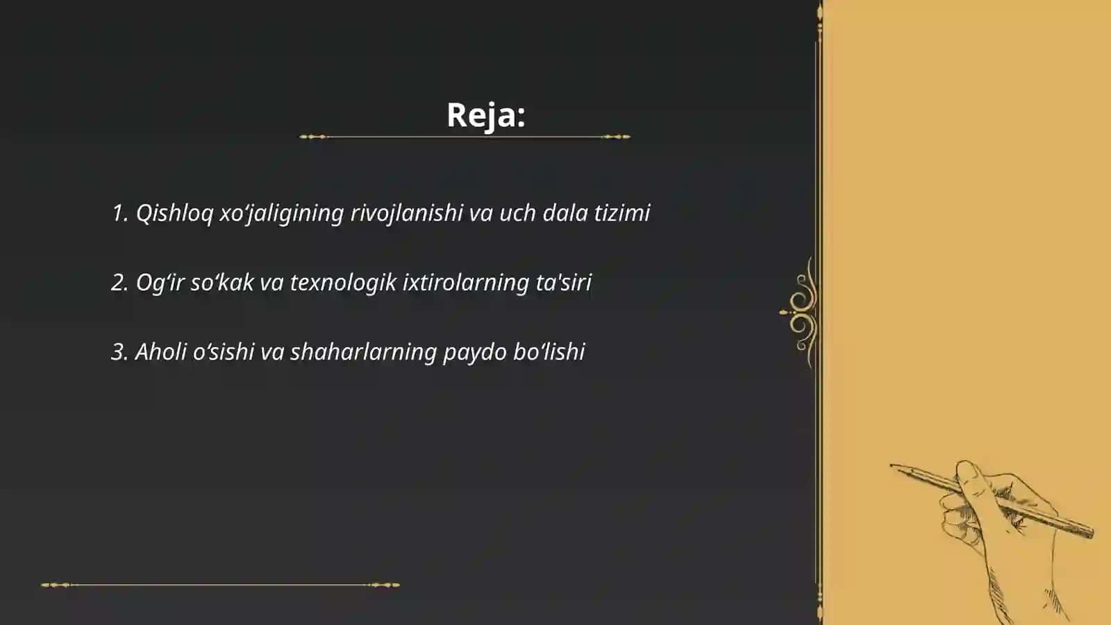 Rivojlangan o’rta asrlar taraqqiyoti va tanazzuli sabablari 2
