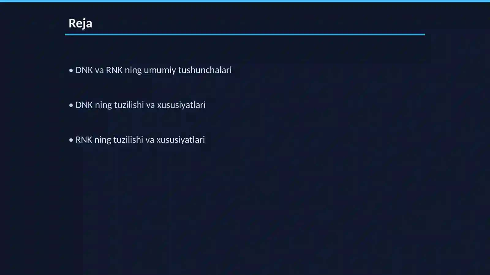 DNK va RNK ning tuzilishi va funksiyalari 2