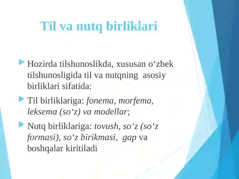 Til va nutq birliklari. Lеksеmаning sеmаnik tаrkibi. Lеksik mа’nоning tаrаqqiyot   yo‘llаri 2