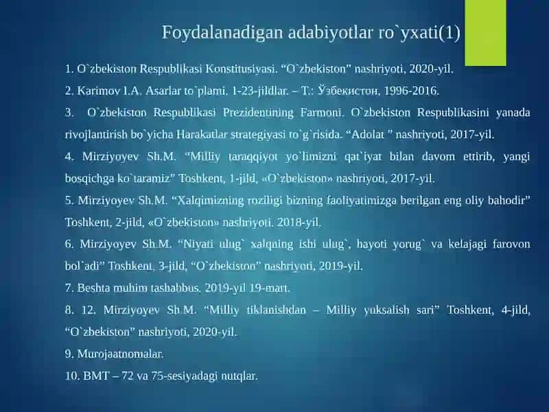 O'ZBEKISTONDA MA'NAVIYATNI MASALALARINING DAVLAT SIYOSATI DARAJASIGA KO'TARILISHI VA BUNING SABABLARI 2