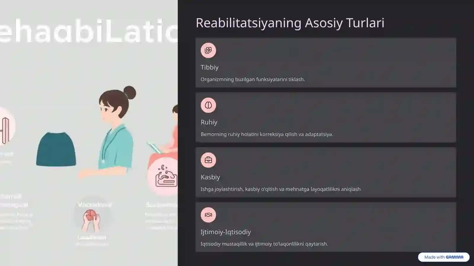 Reabilitatsiya va Fizioterapiya: Maqsad va Vazifalar 2