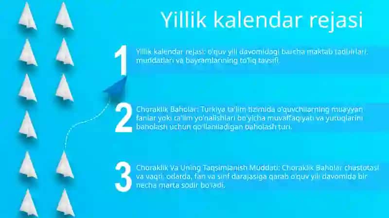 Yillik Taqvim Rejasi 2