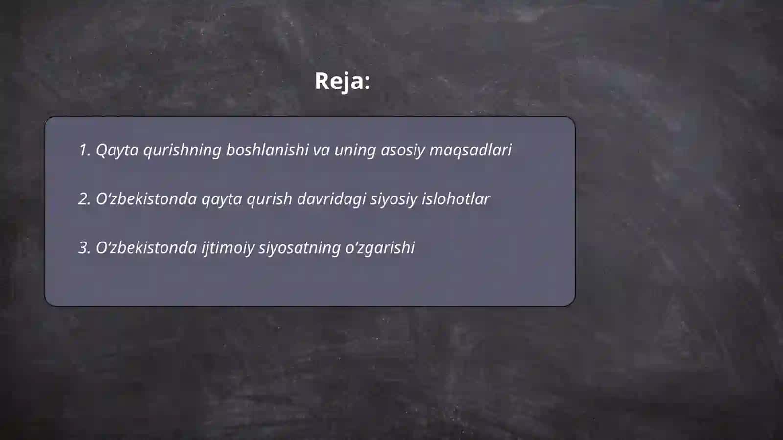 Qayta qurish 2