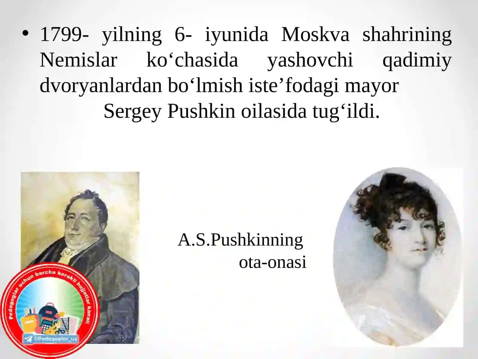 ALEKSANDR SERGEYEVICH PUSHKIN 2