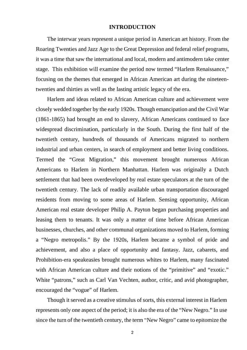 Harlem Renaissance: The Main Representatives 2