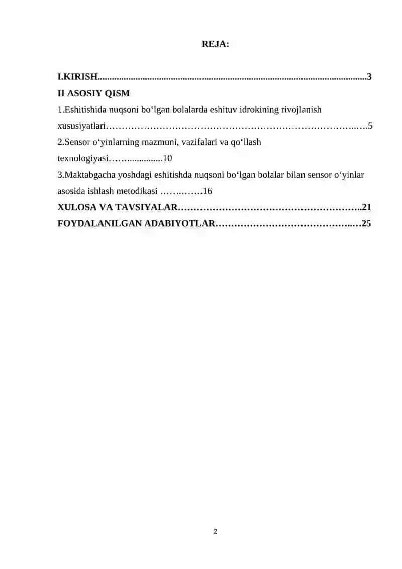 Eshitishida nuqsoni bo‘lgan  maktabgacha tarbiya yoshdagi bolalarga sensor o'yinlardan foydalanish 2