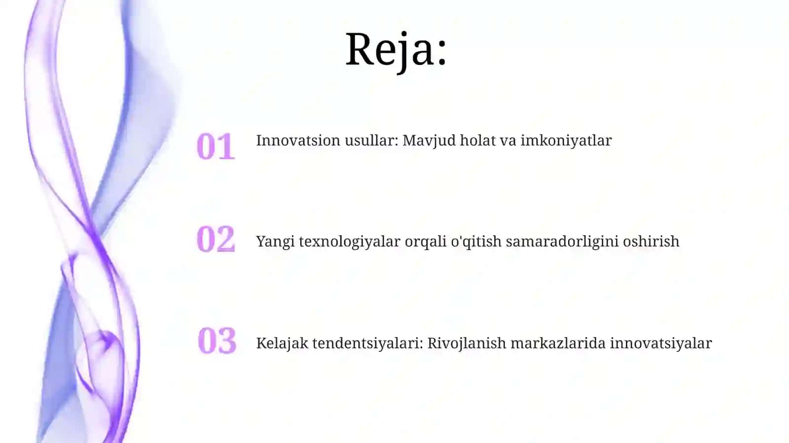 Innovatsion usullar: Mavjud holat va imkoniyatlar 2