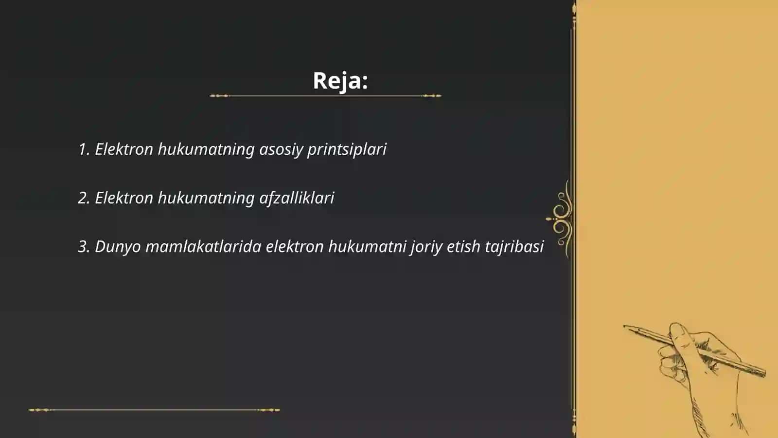 Elektron hukumatni joriy etishning jaxon tajribasi 2